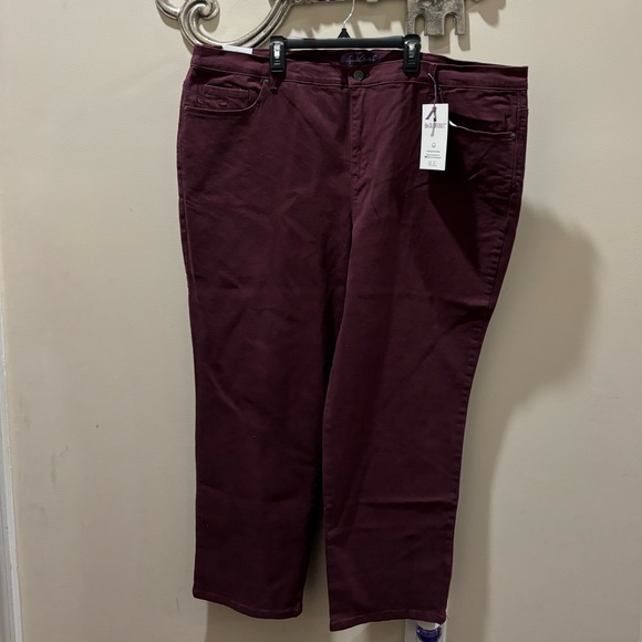 Gloria Vanderbilt Denim - Plus Size GLORIA VANDERBILT Amanda Classic Jeans Color Berry Sz 24 Short Inseam